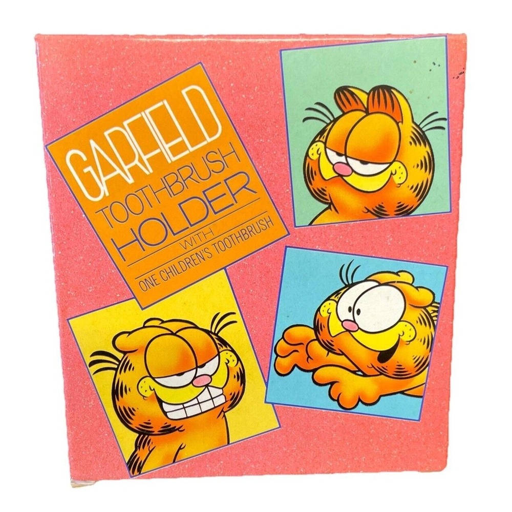 Garfield‎ Toothbrush Holder and Toothbrush